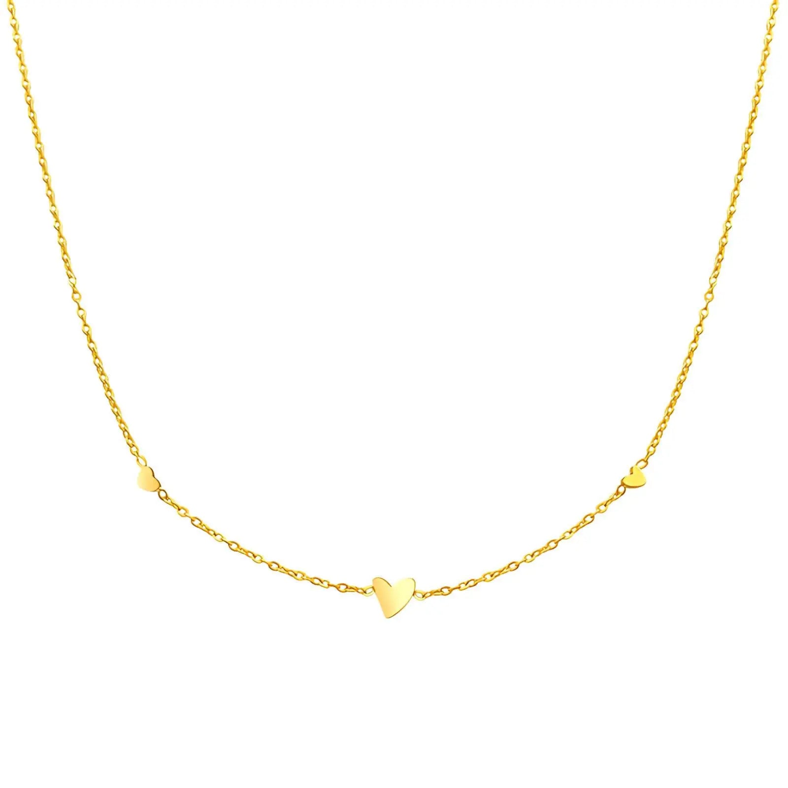 Barely There Hearts Necklace