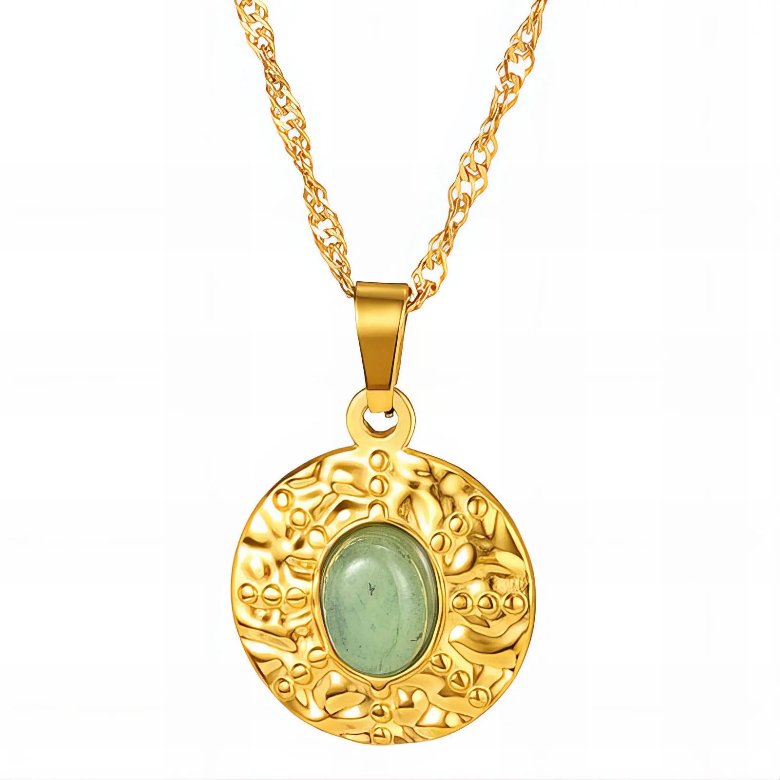 Moss & Gold Pendant