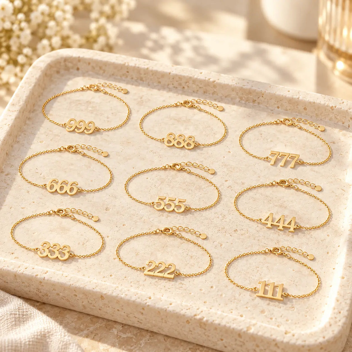 angel number bracelets