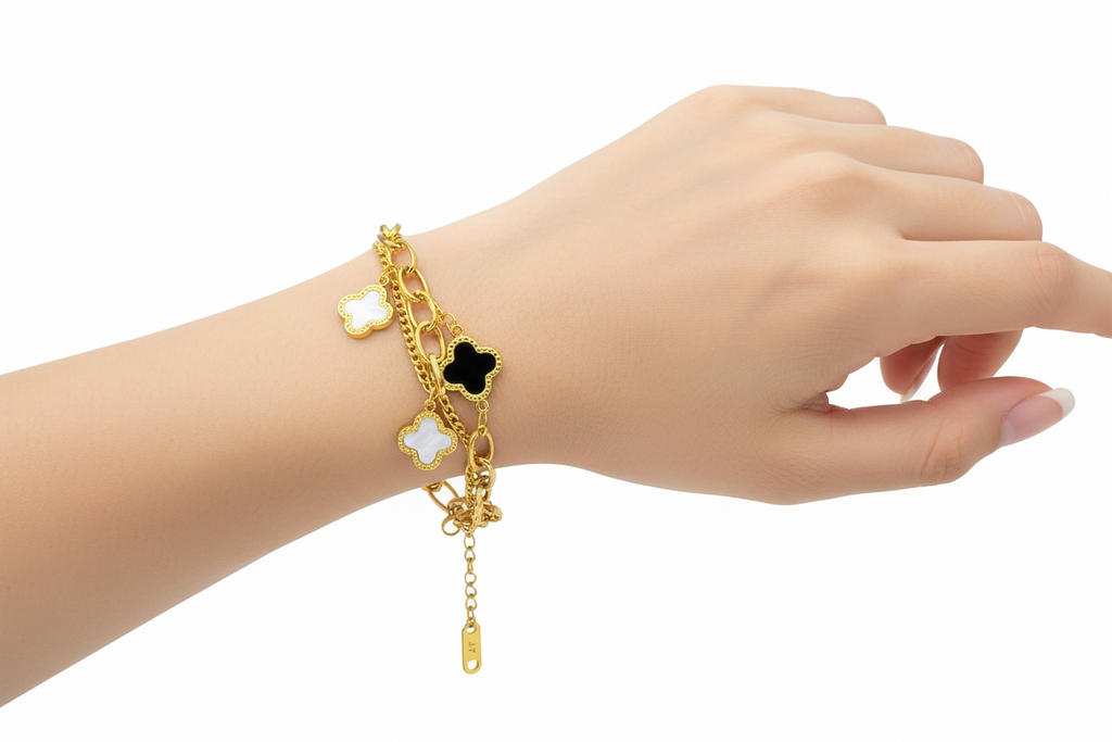 Charm & Clover–A Bracelet of Good Fortune