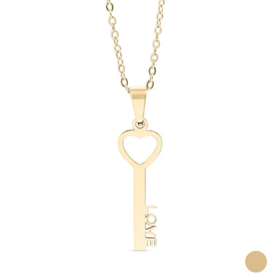 Love Key Necklace
