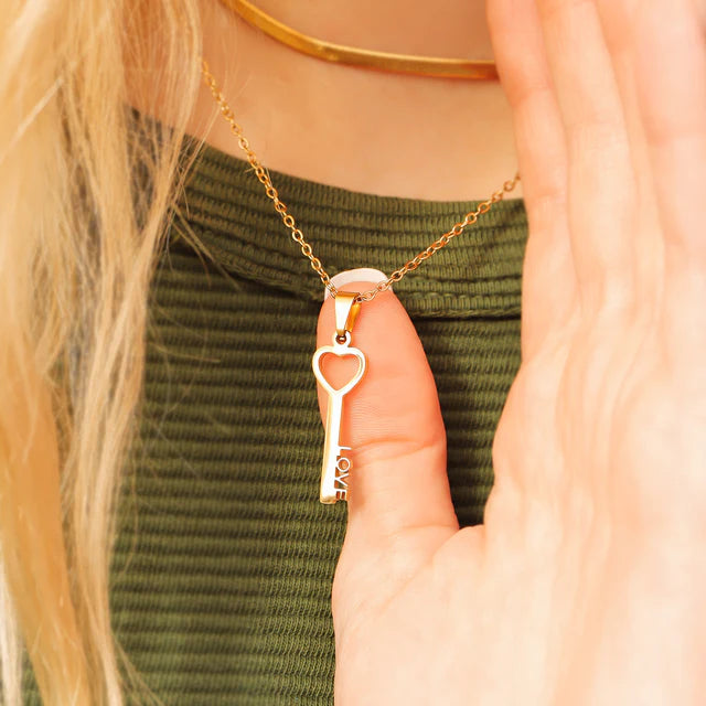 Love Key Necklace