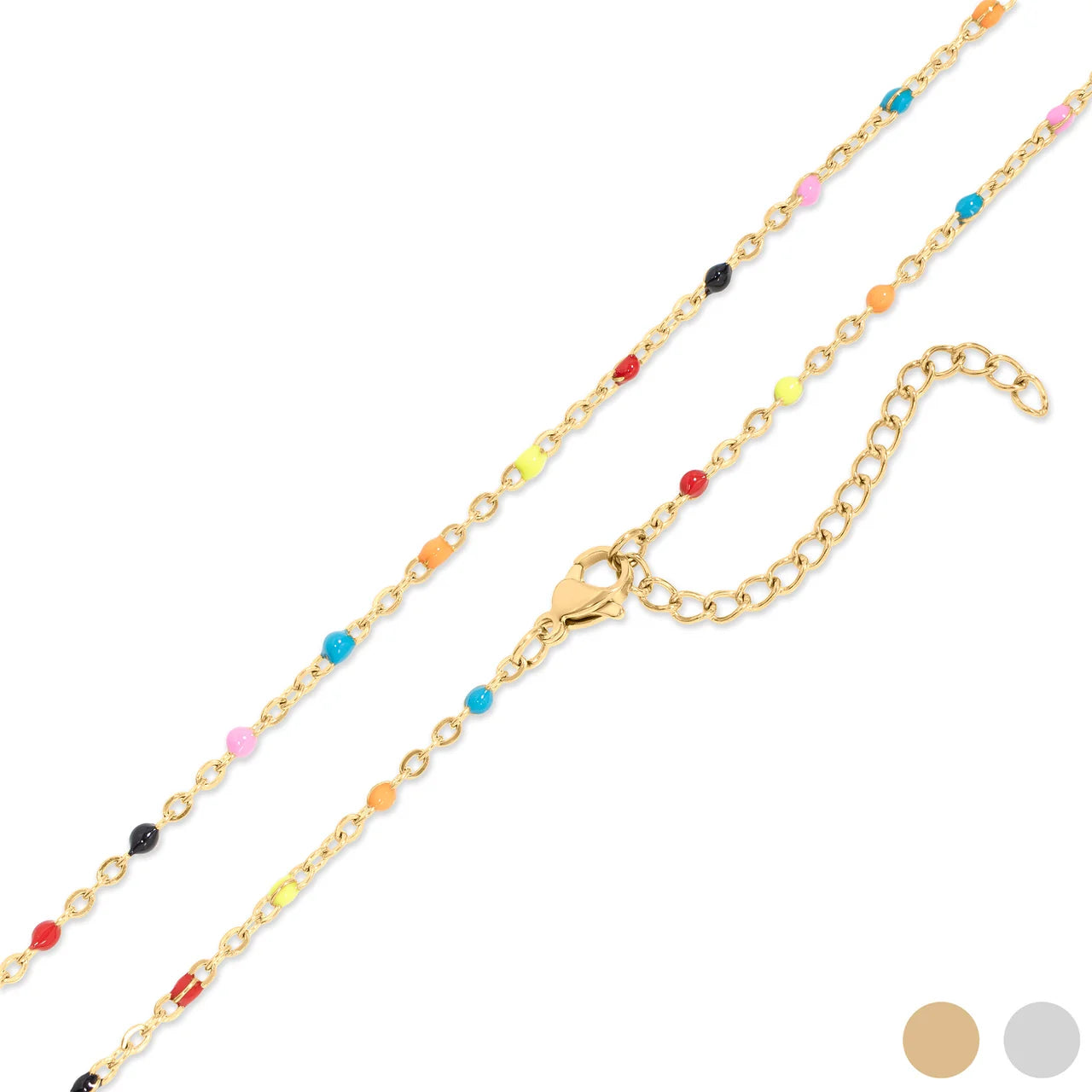 Multi Color Dainty Chain