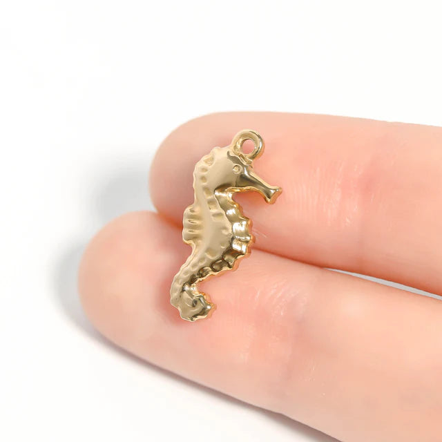 Seaside Seahorse Charm
