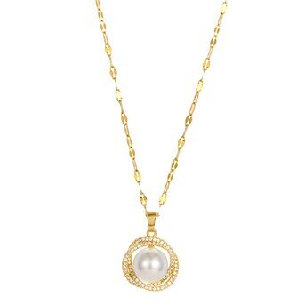 Opaline Halo Necklace