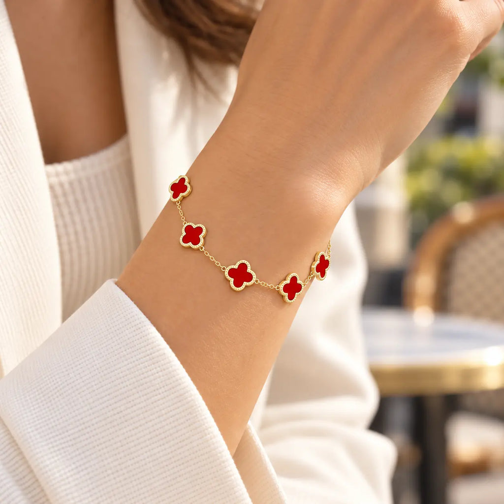 red clover bracelet