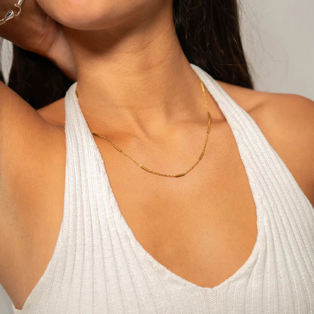 Satellite Bar Chain Necklace