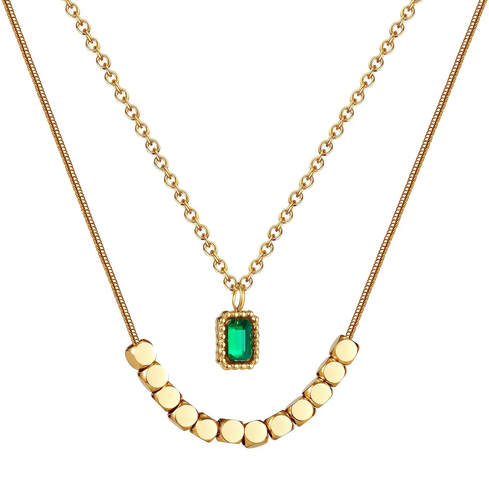 Emerald Horizon Necklace