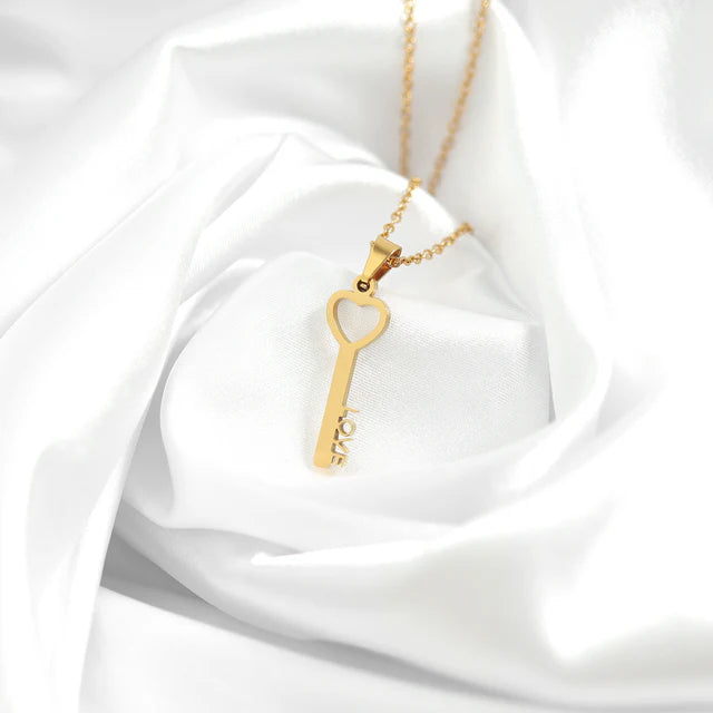 Love Key Necklace