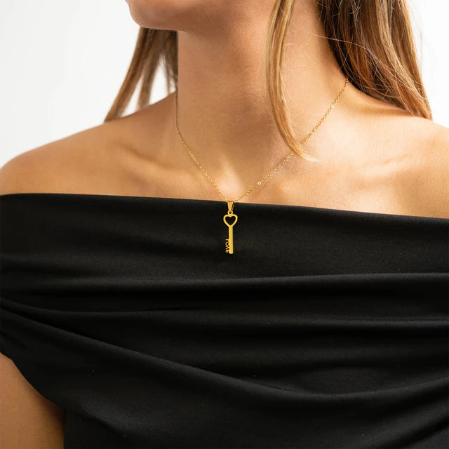 Love Key Necklace