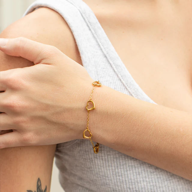 Hearts All Around Bracelet