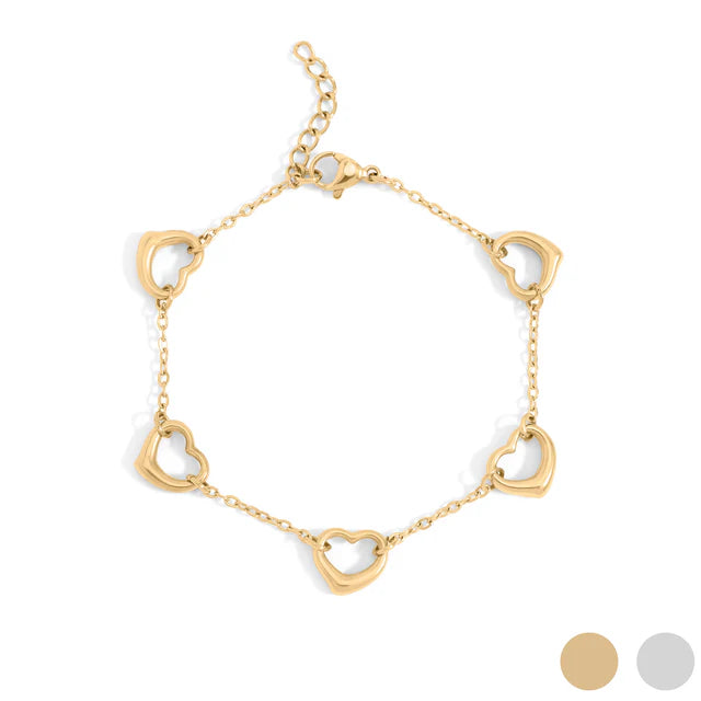 Hearts All Around Bracelet